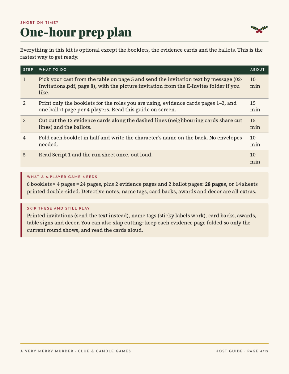 Host Guide, page 4
