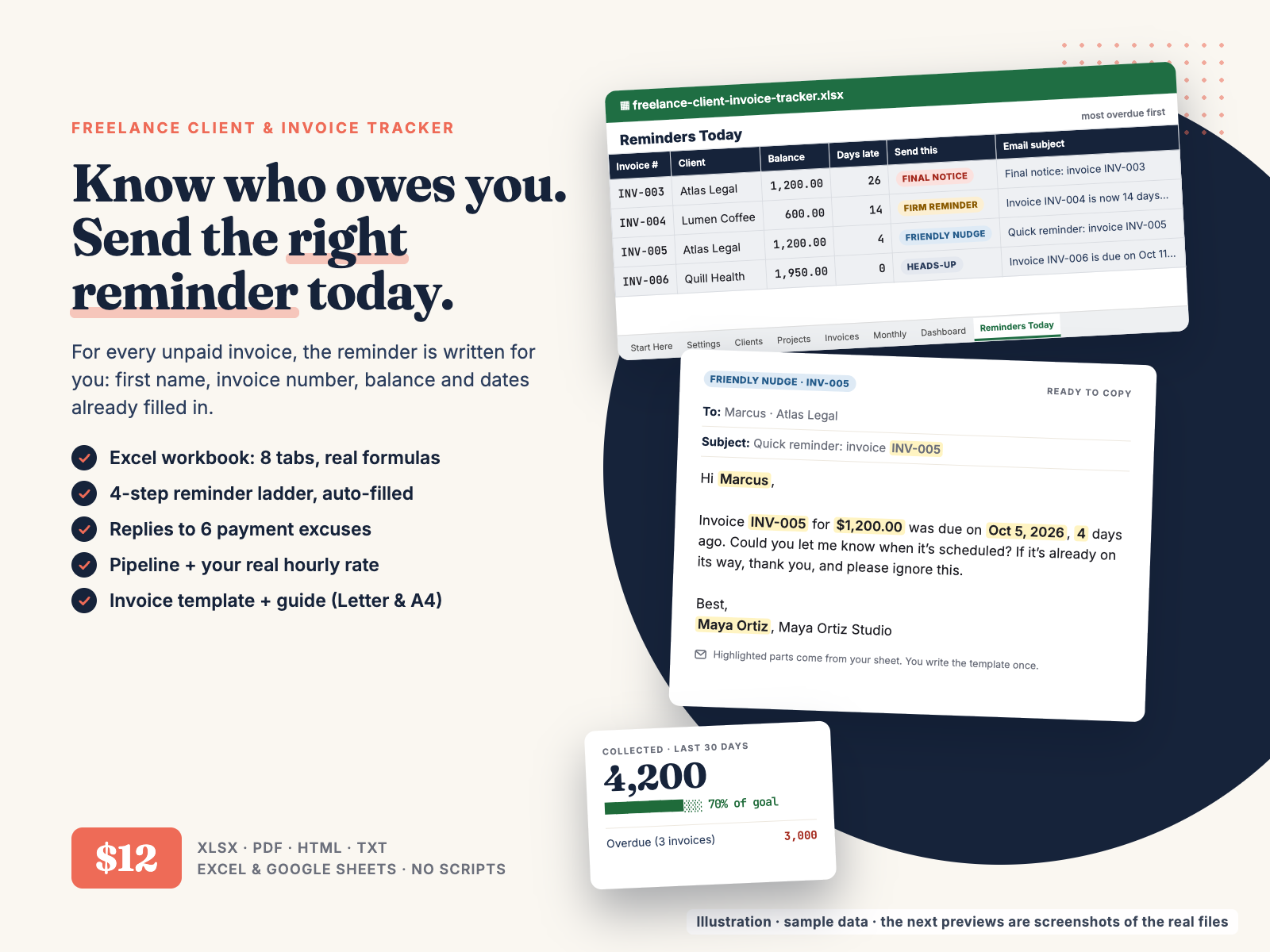 Freelance Client & Invoice Tracker cover